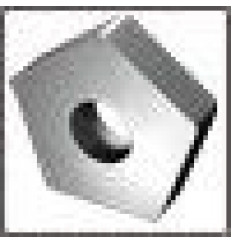 Пластина PNUA  - 110408  Т15К6 (Н10) пятигранная dвн=6мм (10113) гладкая