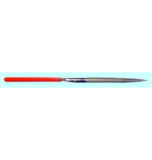 Надфиль Алмазный полукруглый L160х4 с  обрезиненной ручкой "CNIC"