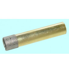 Сверло d10,5(10,0) трубчатое перфорированное с алмазным напылением АС20 125/100 2-слойное 1,28кар