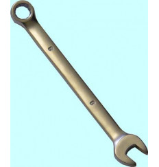 Ключ Рожковый и накидной 15мм хром-ванадий (сатингфиниш) # 8411 "CNIC"