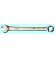 Ключ Рожковый и накидной 10мм хром-ванадий (сатингфиниш) # 8411 "CNIC"