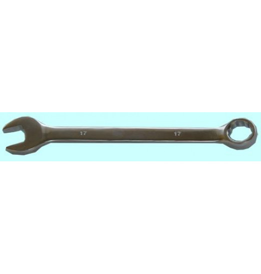 Ключ Рожковый и накидной 17мм хром-ванадий (сатингфиниш) # 8411 "CNIC"