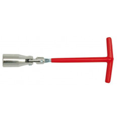 Ключ Торцевой свечной шарнирный 21мм с Т-образной ручкой хром (57210)